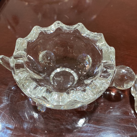 Anchor Hocking pressed glass turtle candy trinket black box from the 1950’s - Picture 4 of 16